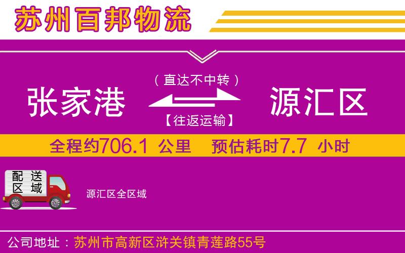 張家港到源匯區(qū)物流公司